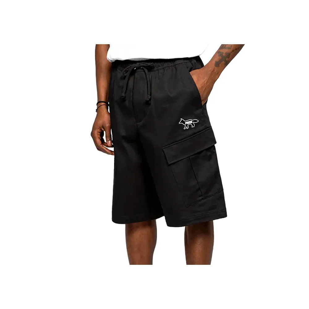 Puma x Maison Kitsuné Cargo Short Puma Black-AOP 530442-01