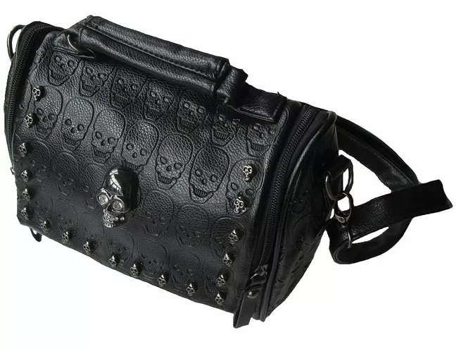 Punk Baby Black Fashion Skull Bag Handbag Shoulder No.1