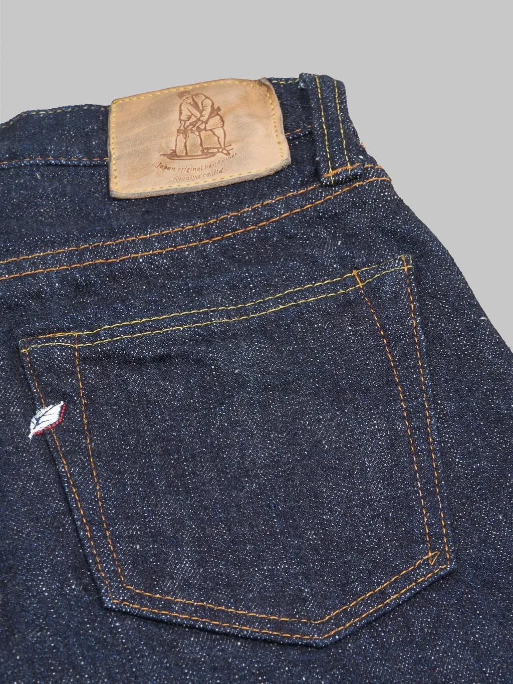 Pure Blue Japan SLB-003 Slub Denim 16.5oz Regular Straight Jeans