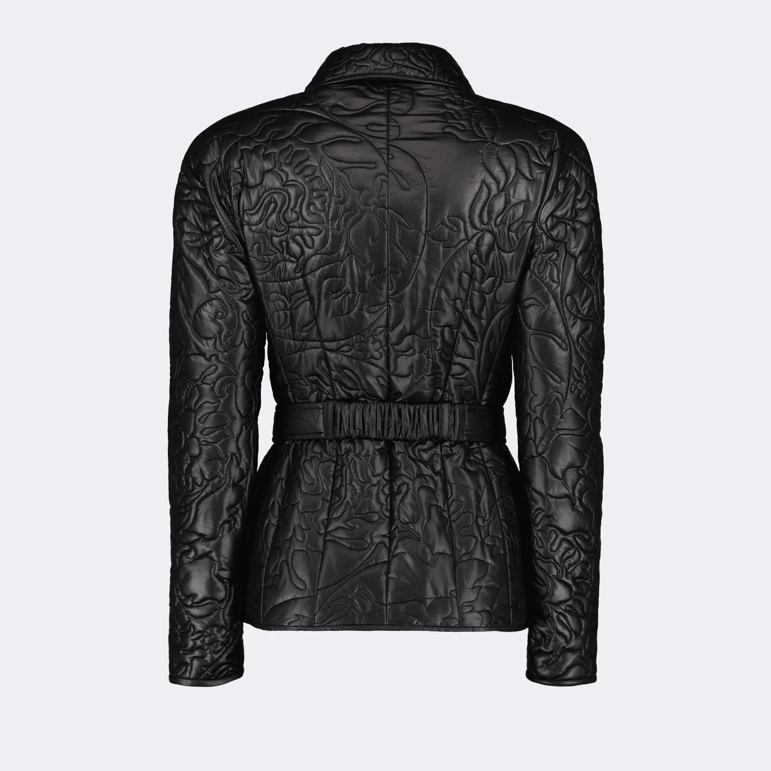 Quilted Barocco Black Jacket