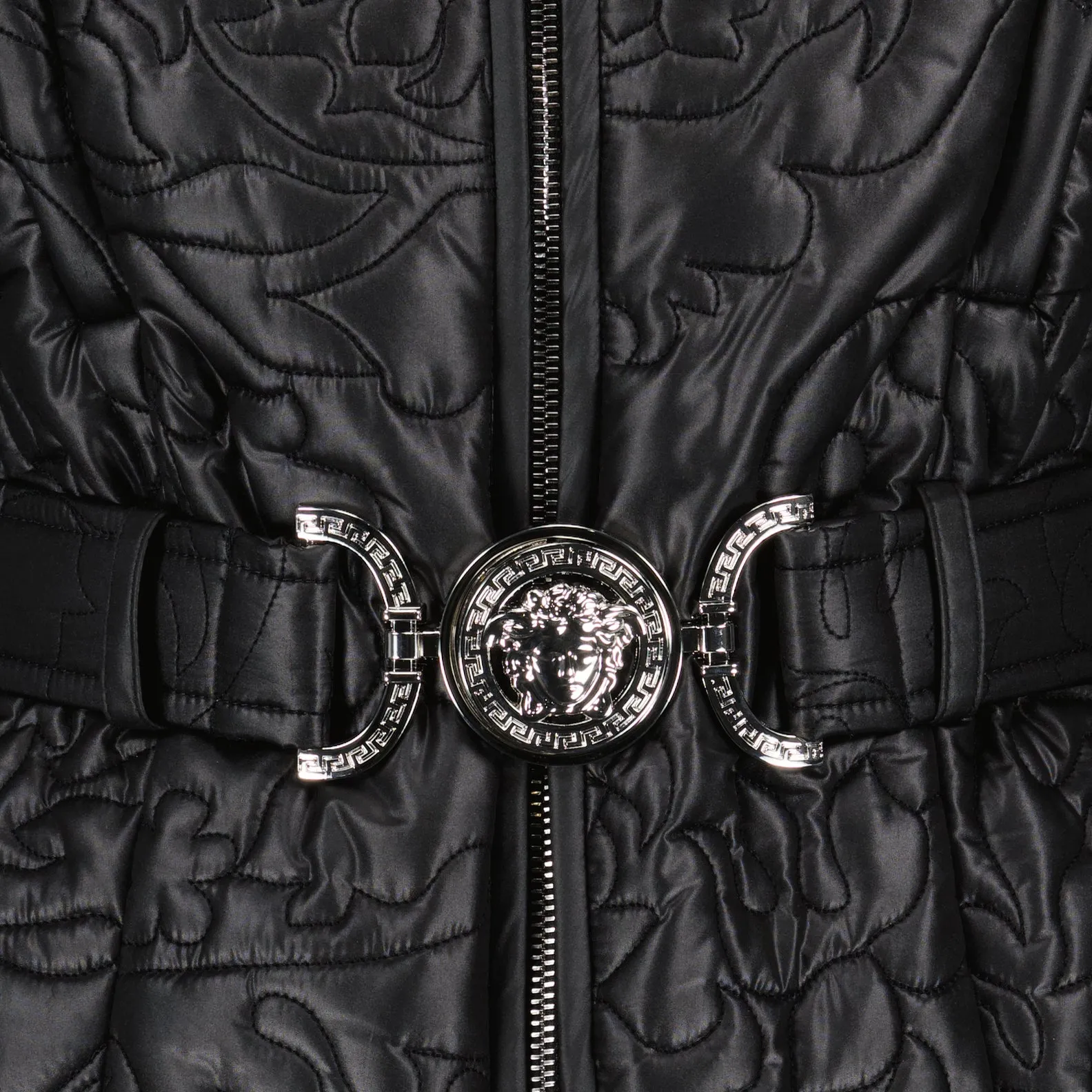 Quilted Barocco Black Jacket