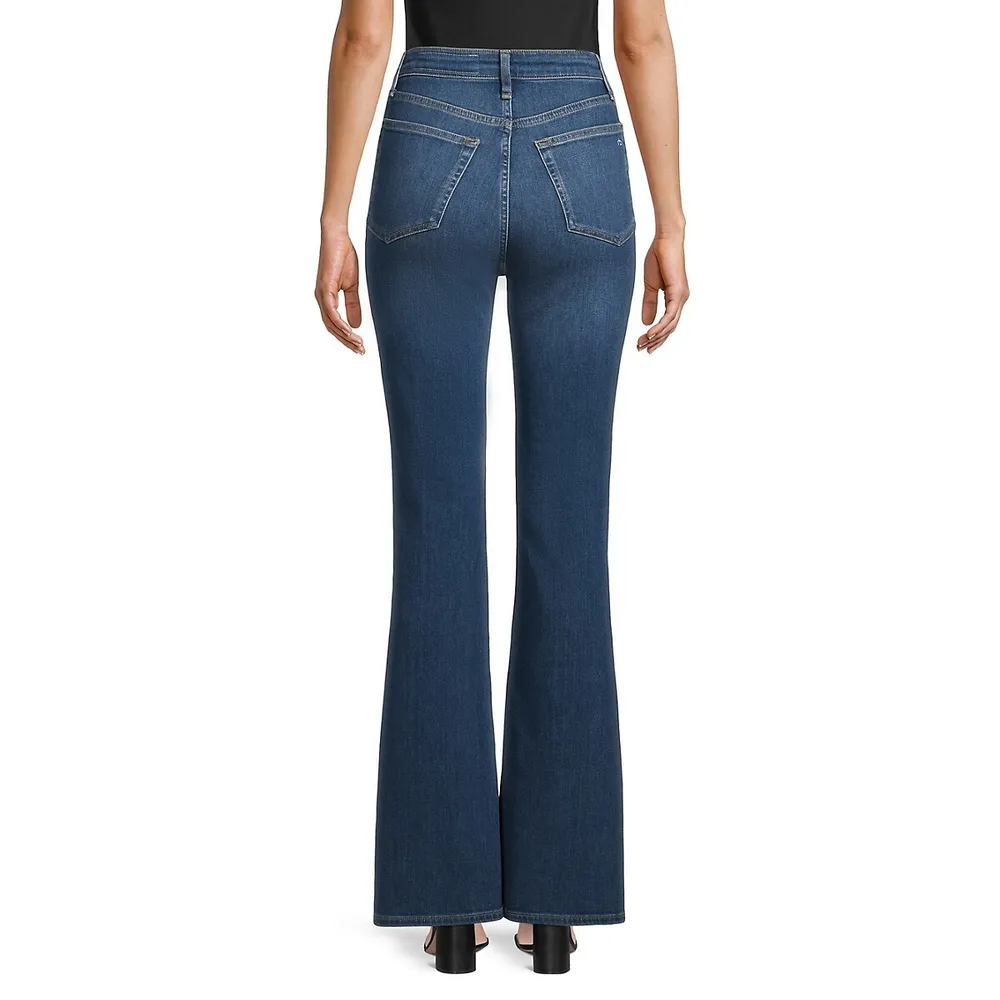 Rag & Bone Casey High-Rise Flared Jeans