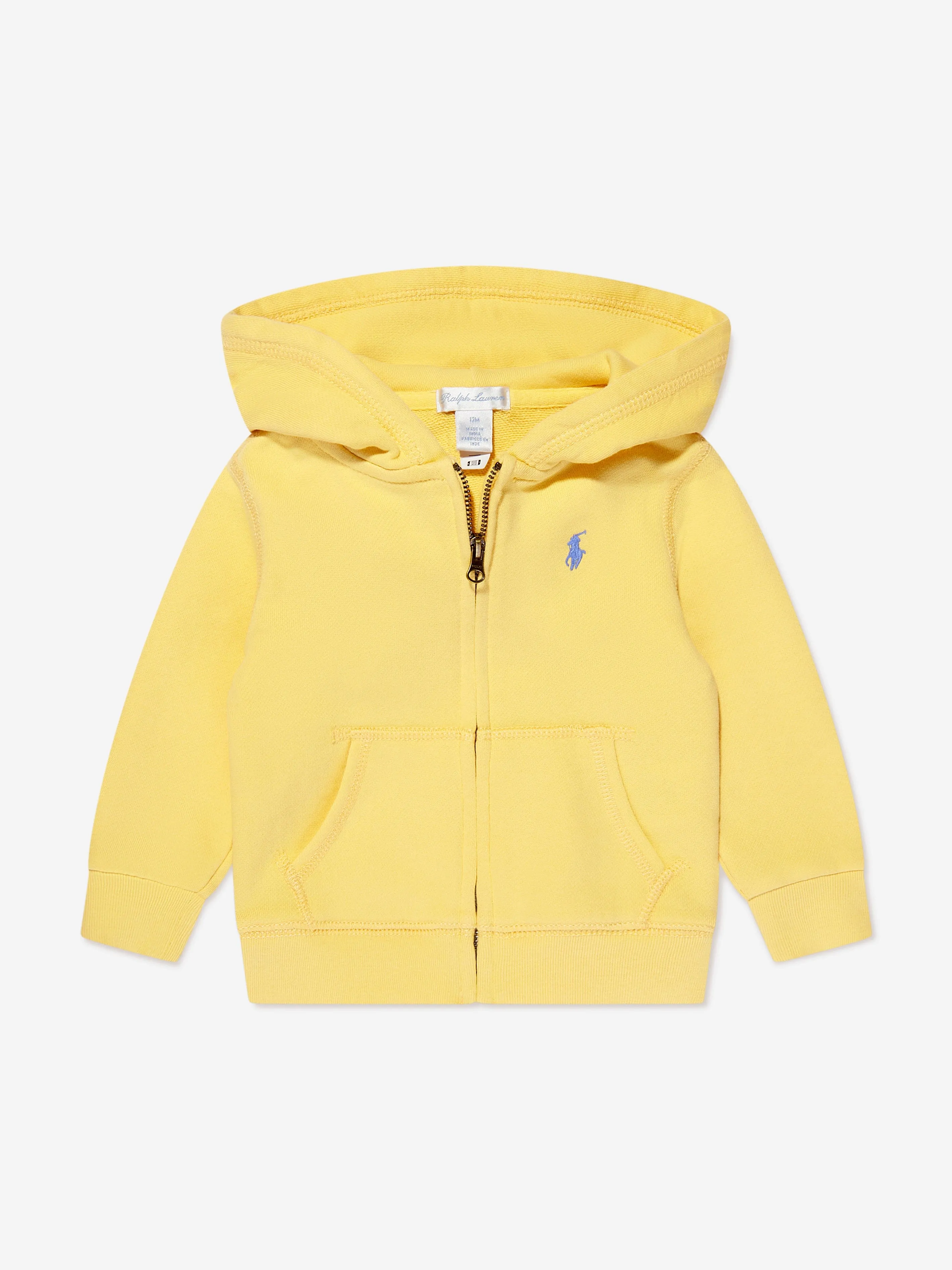 Ralph Lauren Baby Girls Logo Tracksuit in Yellow