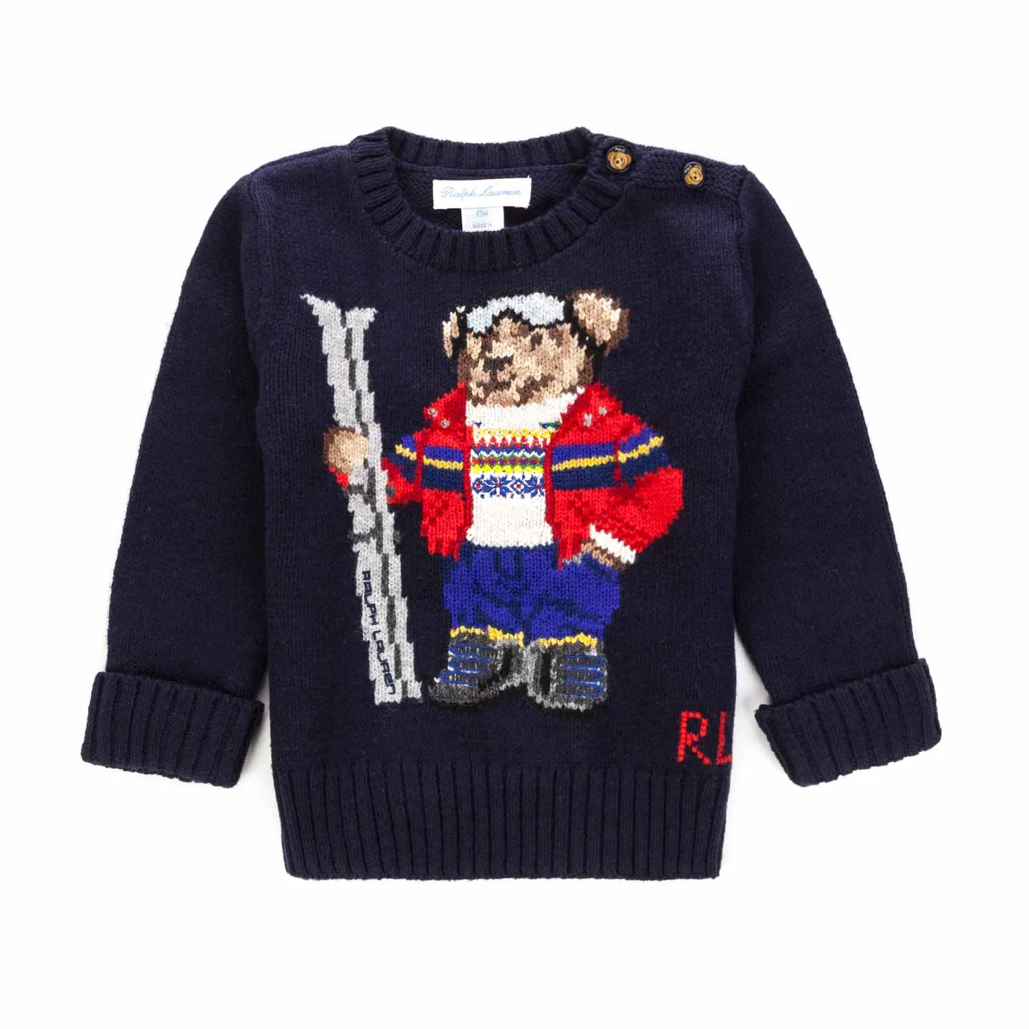 Ralph Lauren Boys Polo Bear Pullover