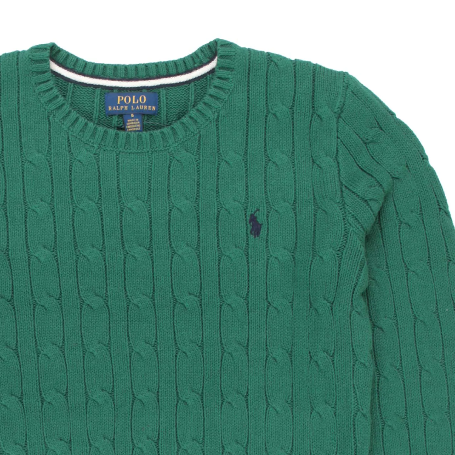 Ralph Lauren Green Pullover For Teen And Boy