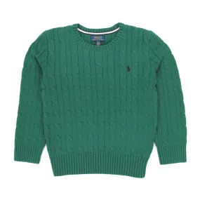 Ralph Lauren Green Pullover For Teen And Boy