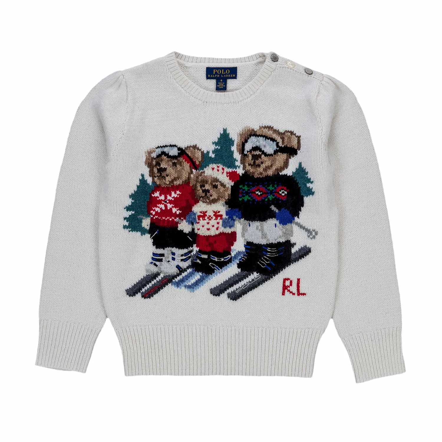 Ralph Lauren Polo Bear Pullover For Girls