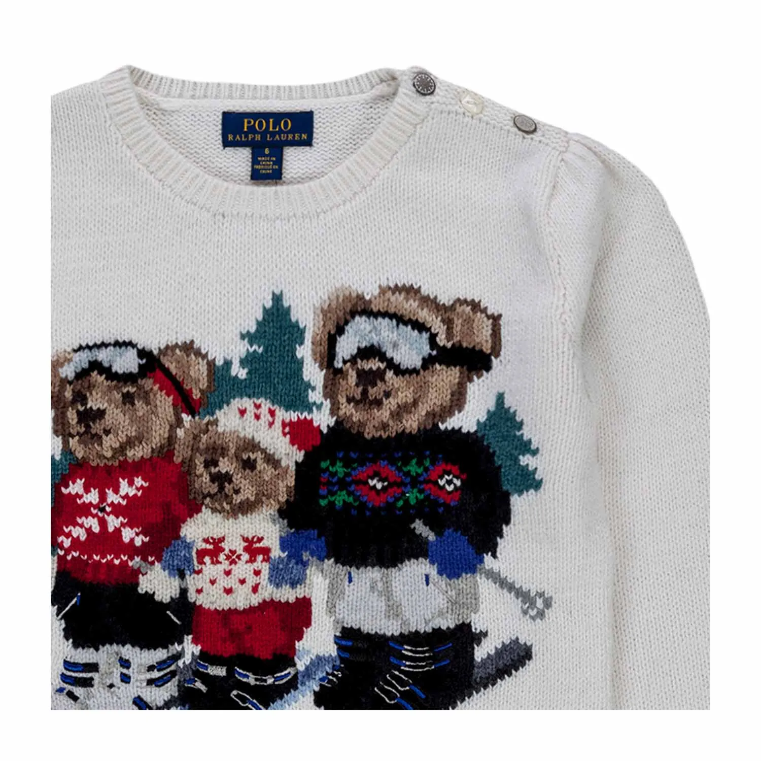 Ralph Lauren Polo Bear Pullover For Girls