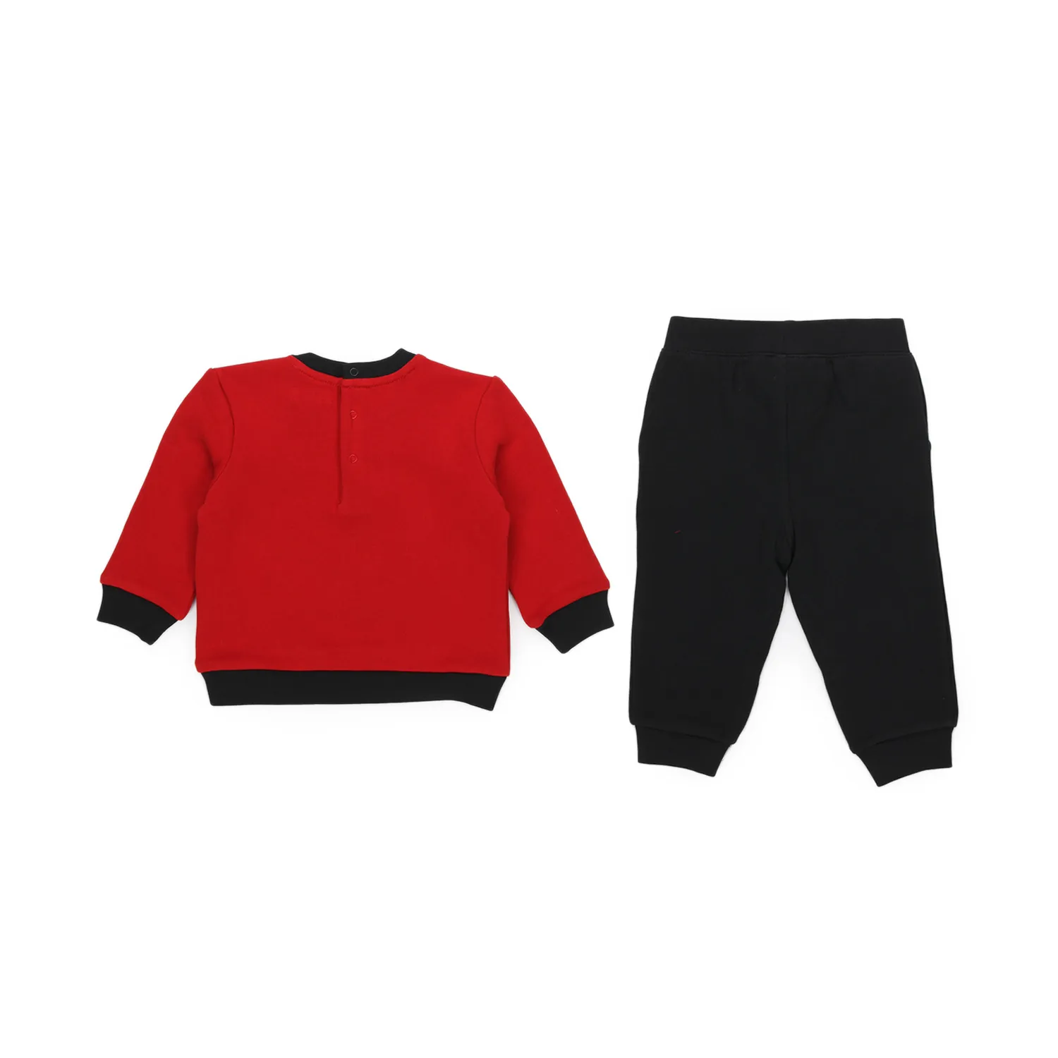 Ralph Lauren Unisex Polo Bear Red And Black Tracksuit For Baby