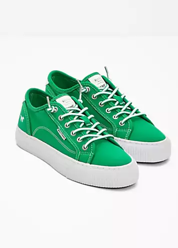 Retro Lace-Up Trainers by Mustang | Look Again