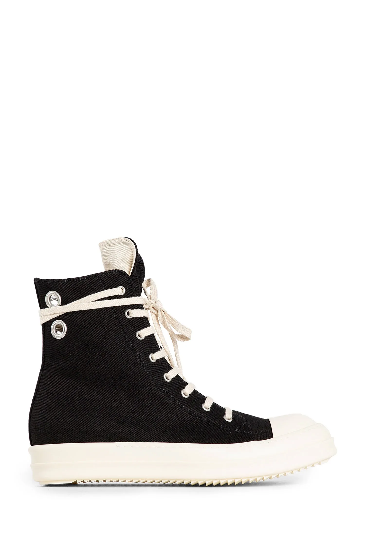 rick owens drkshdw high-top eyelets sneakers