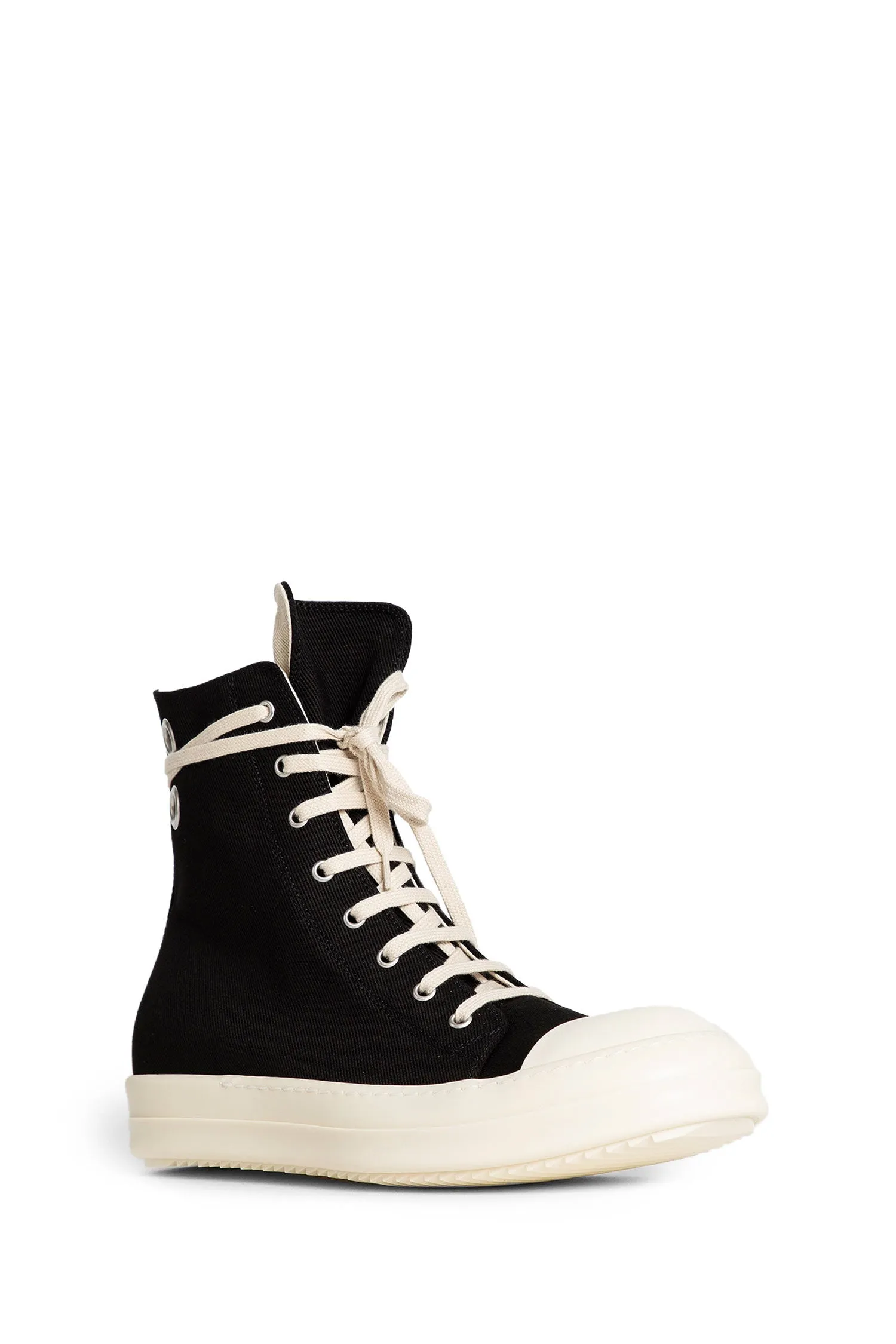 rick owens drkshdw high-top eyelets sneakers