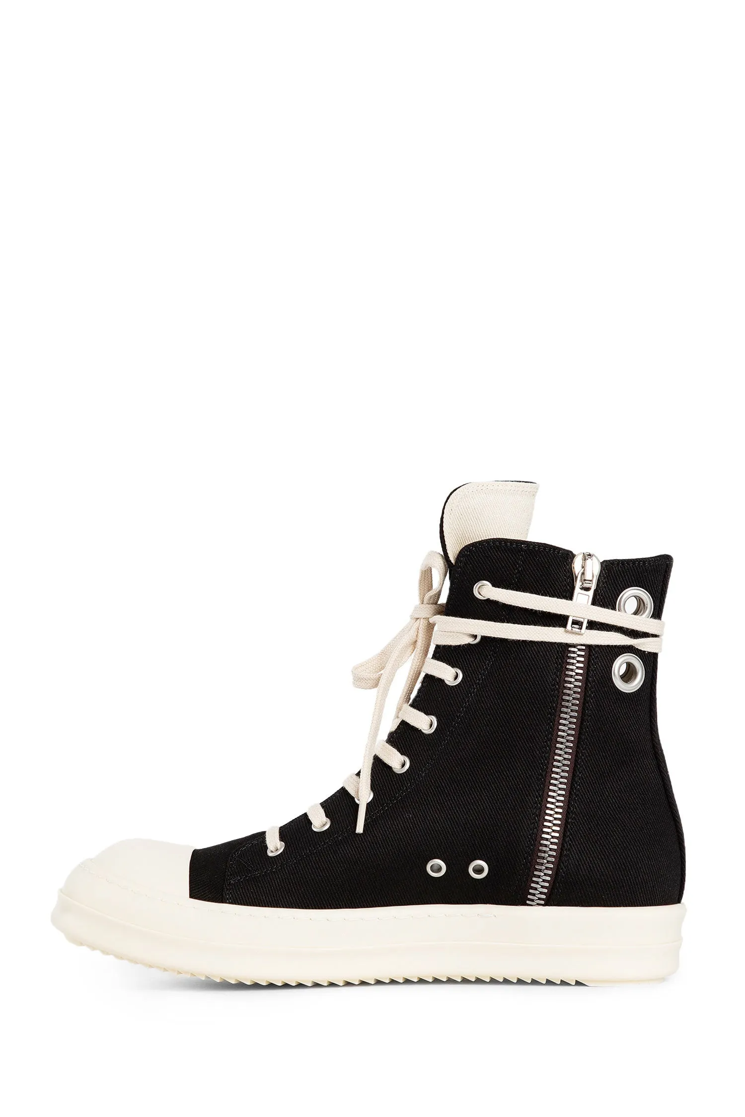 rick owens drkshdw high-top eyelets sneakers