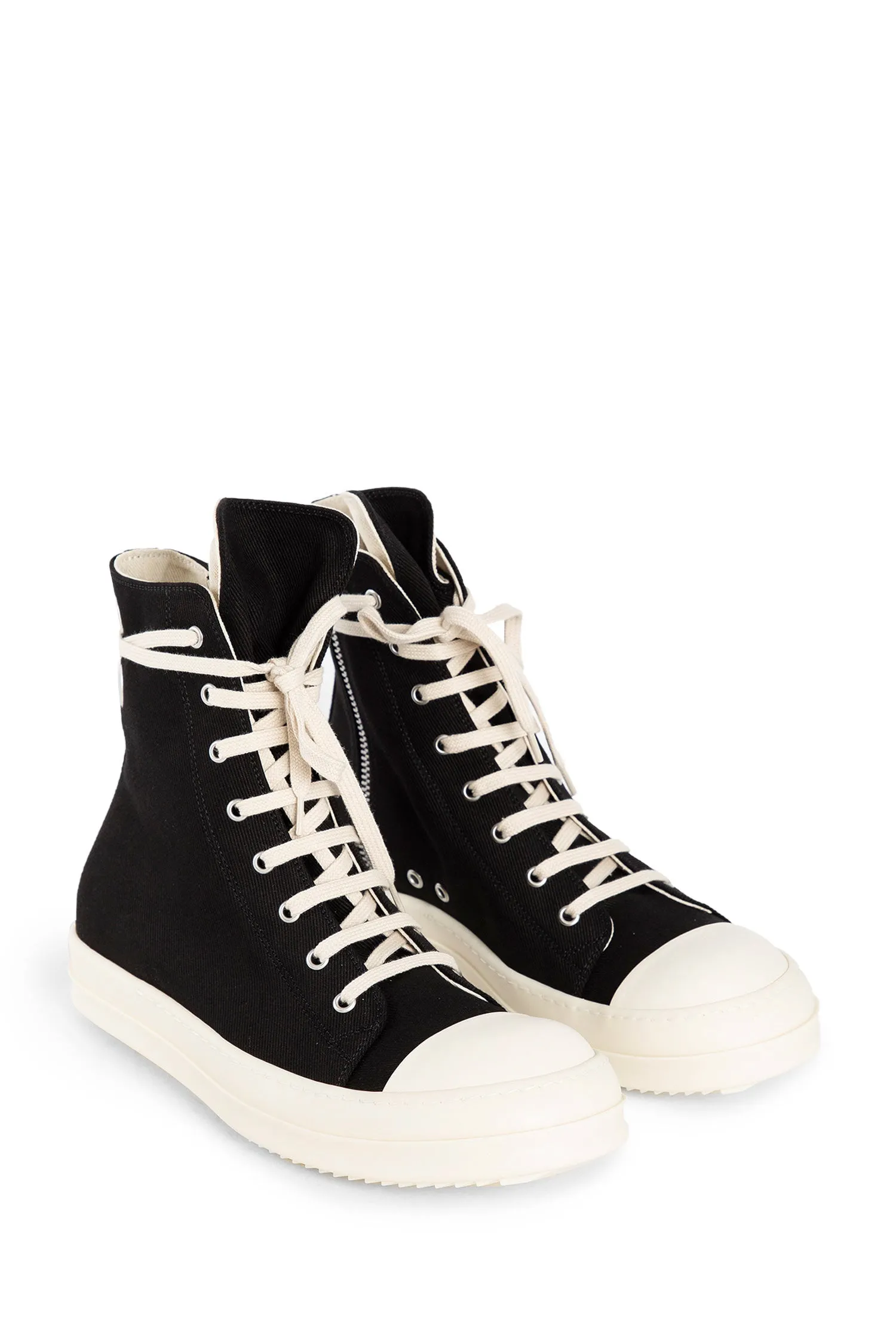 rick owens drkshdw high-top eyelets sneakers