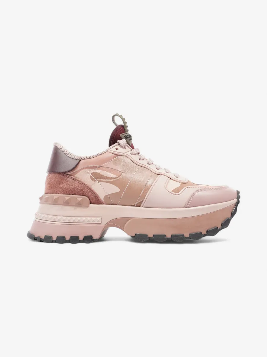 Rockrunner Up Sneakers Pink / Nude / Maroon Leather EU 38.5 UK 5.5