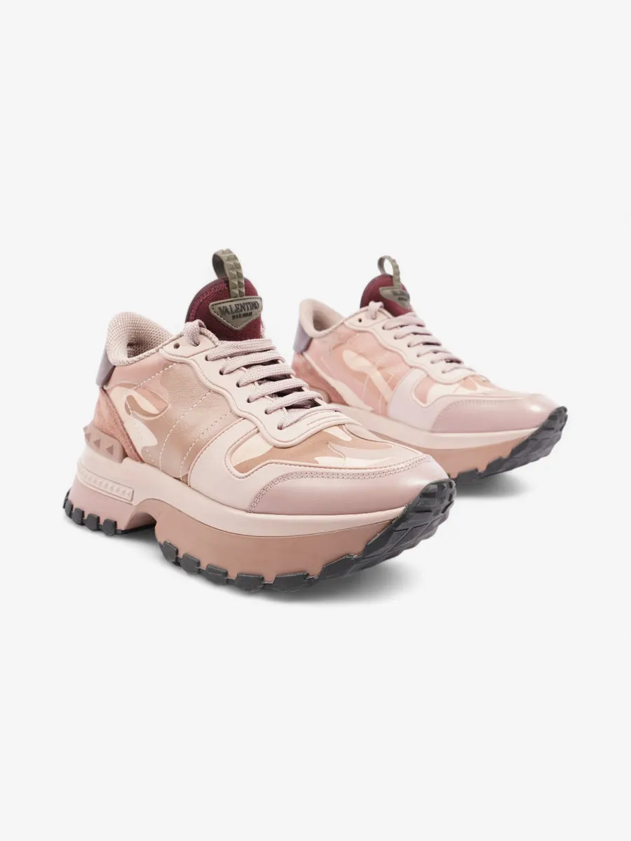 Rockrunner Up Sneakers Pink / Nude / Maroon Leather EU 38.5 UK 5.5