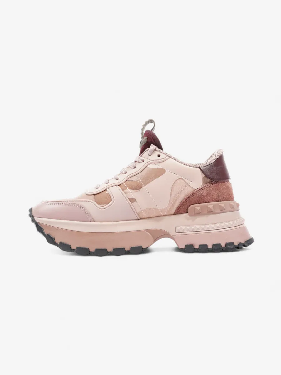 Rockrunner Up Sneakers Pink / Nude / Maroon Leather EU 38.5 UK 5.5