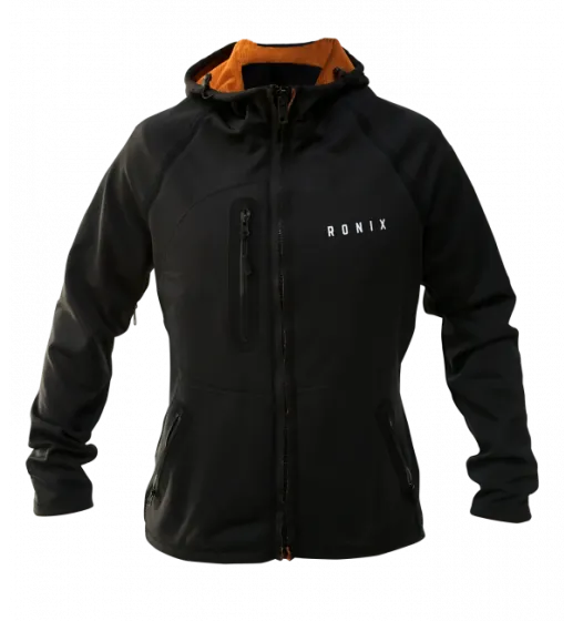 Ronix Wet 'n' Dry Neo Shell Jacket - Black/Orange