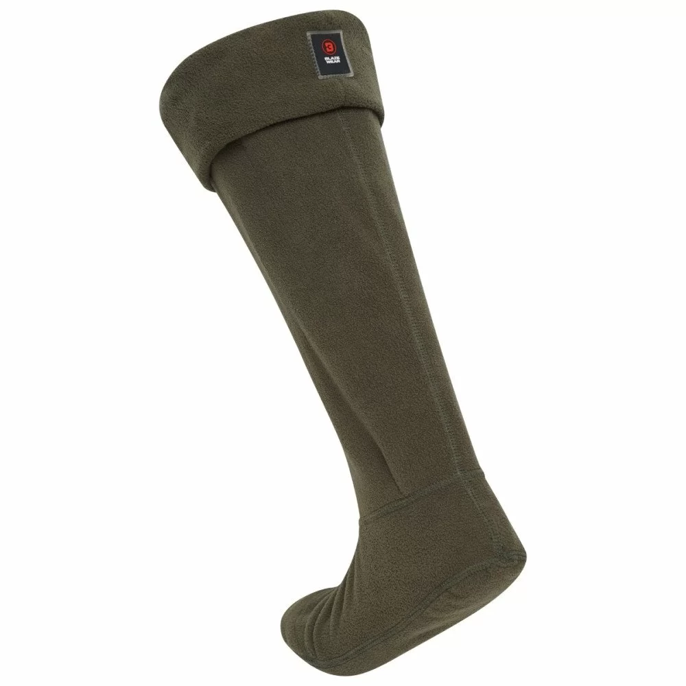 S - Khaki - Heated Boot Socks