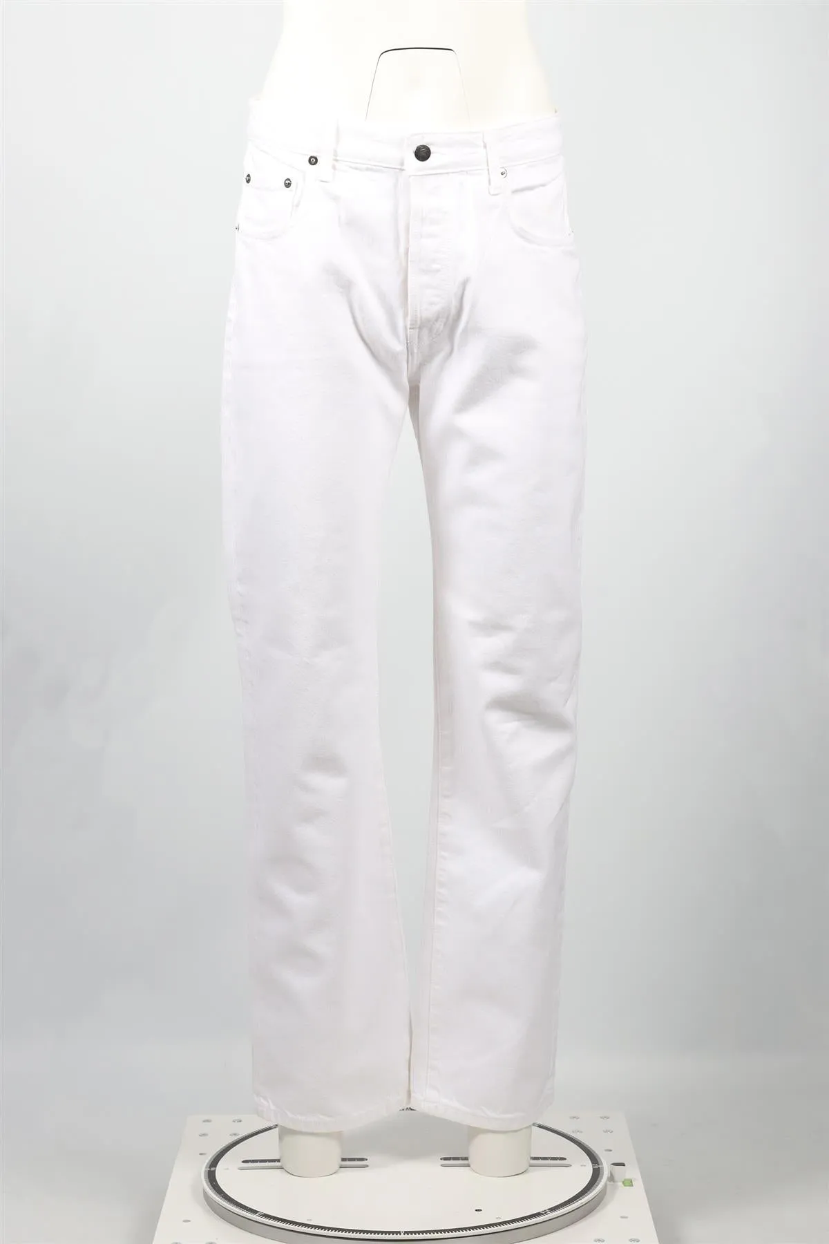 SABLYN WHITE HIGH RISE WIDE LEG JEANS W27 UK 8-10