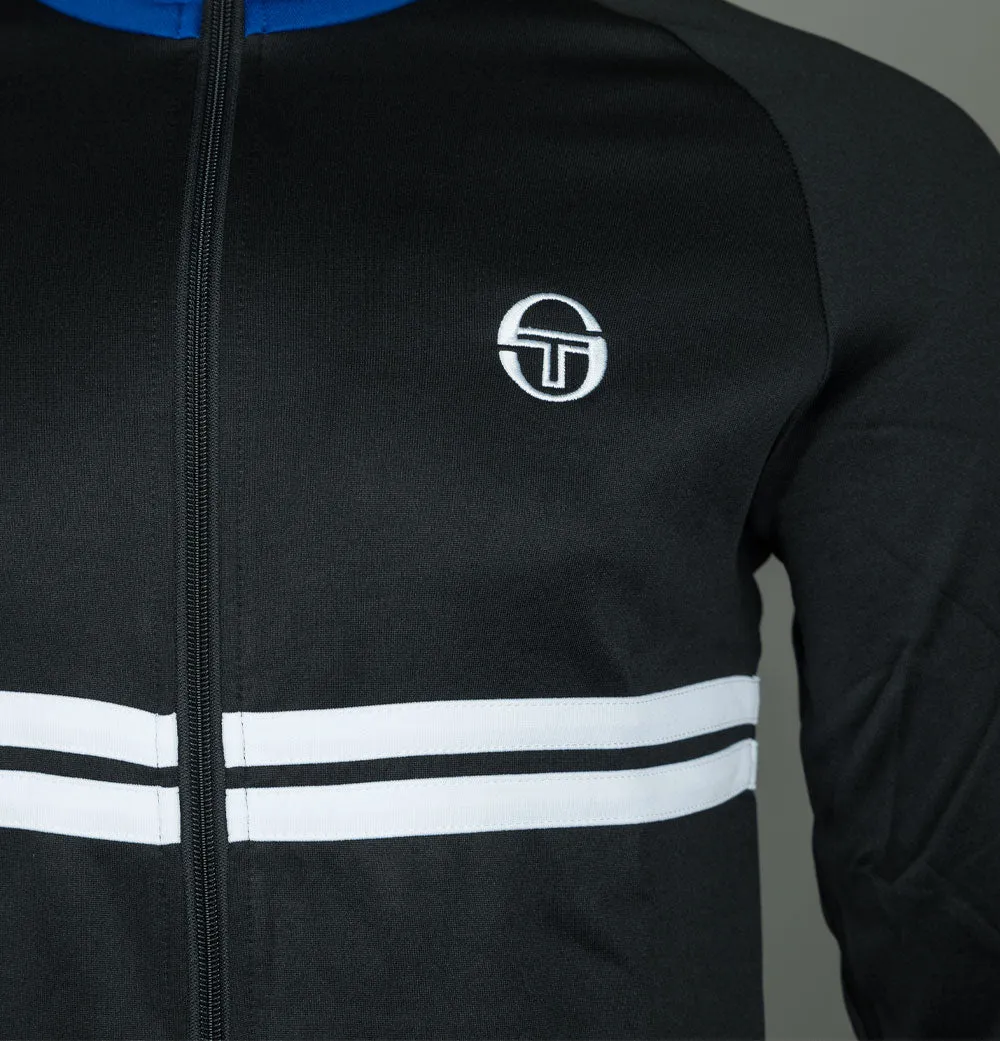 Sergio Tacchini Dallas Tracksuit Top Black/Surf The Web