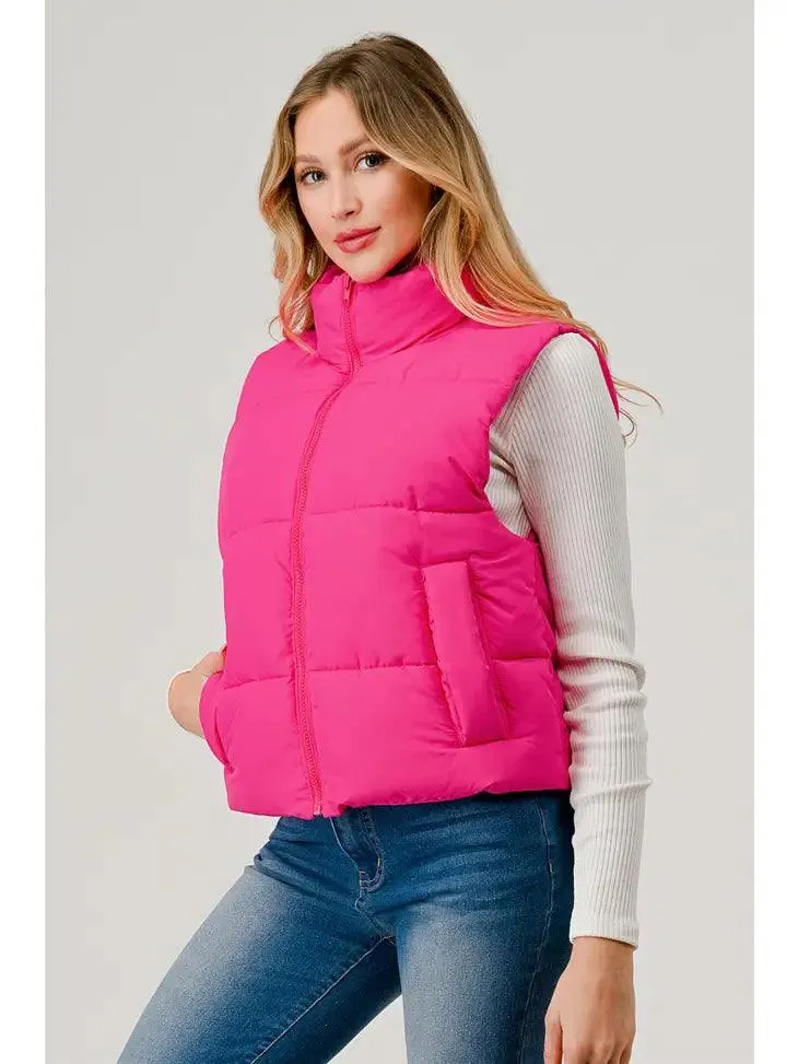 Short Puffer Vest