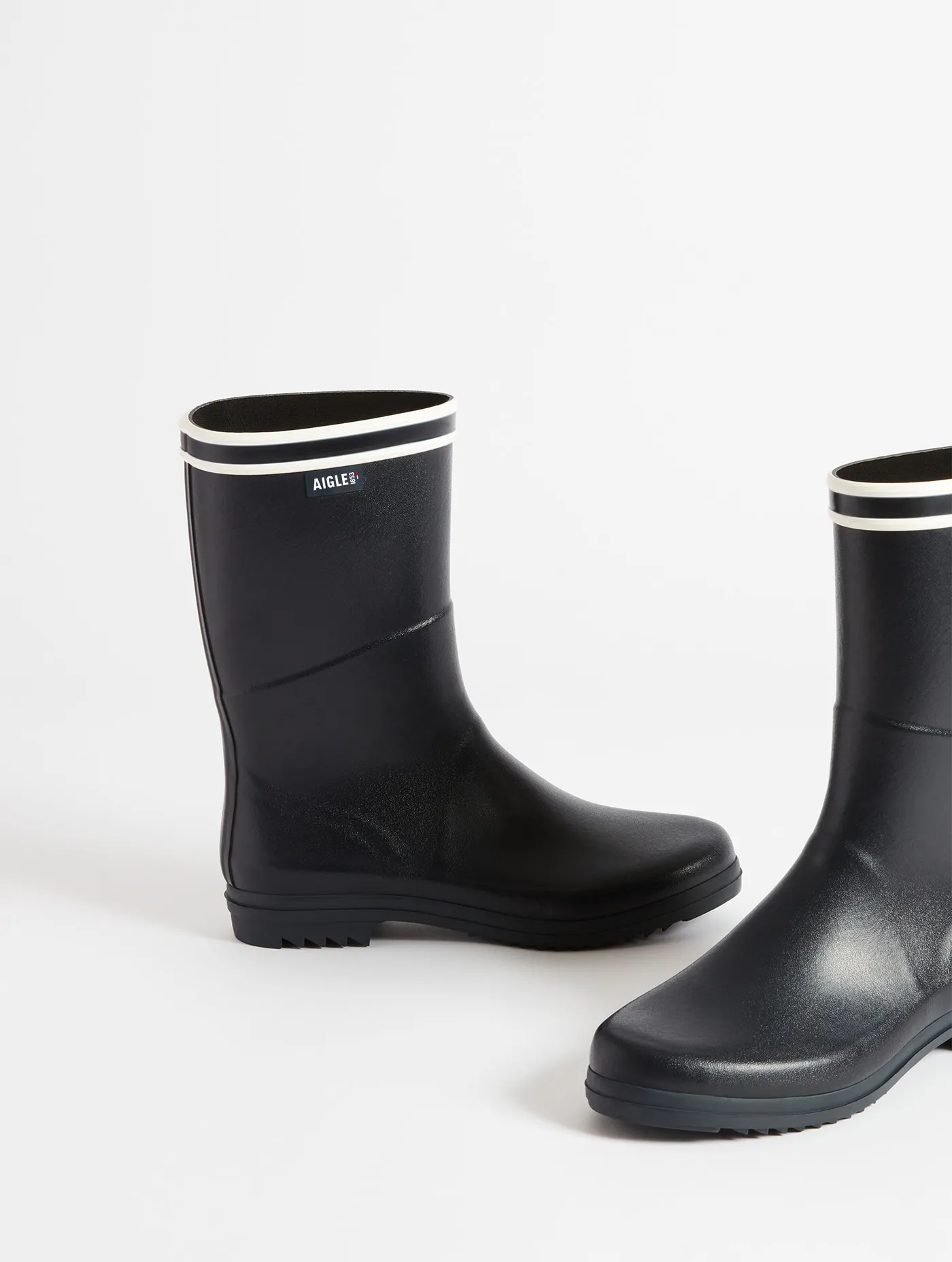 Signature double-stripe boot, made in France