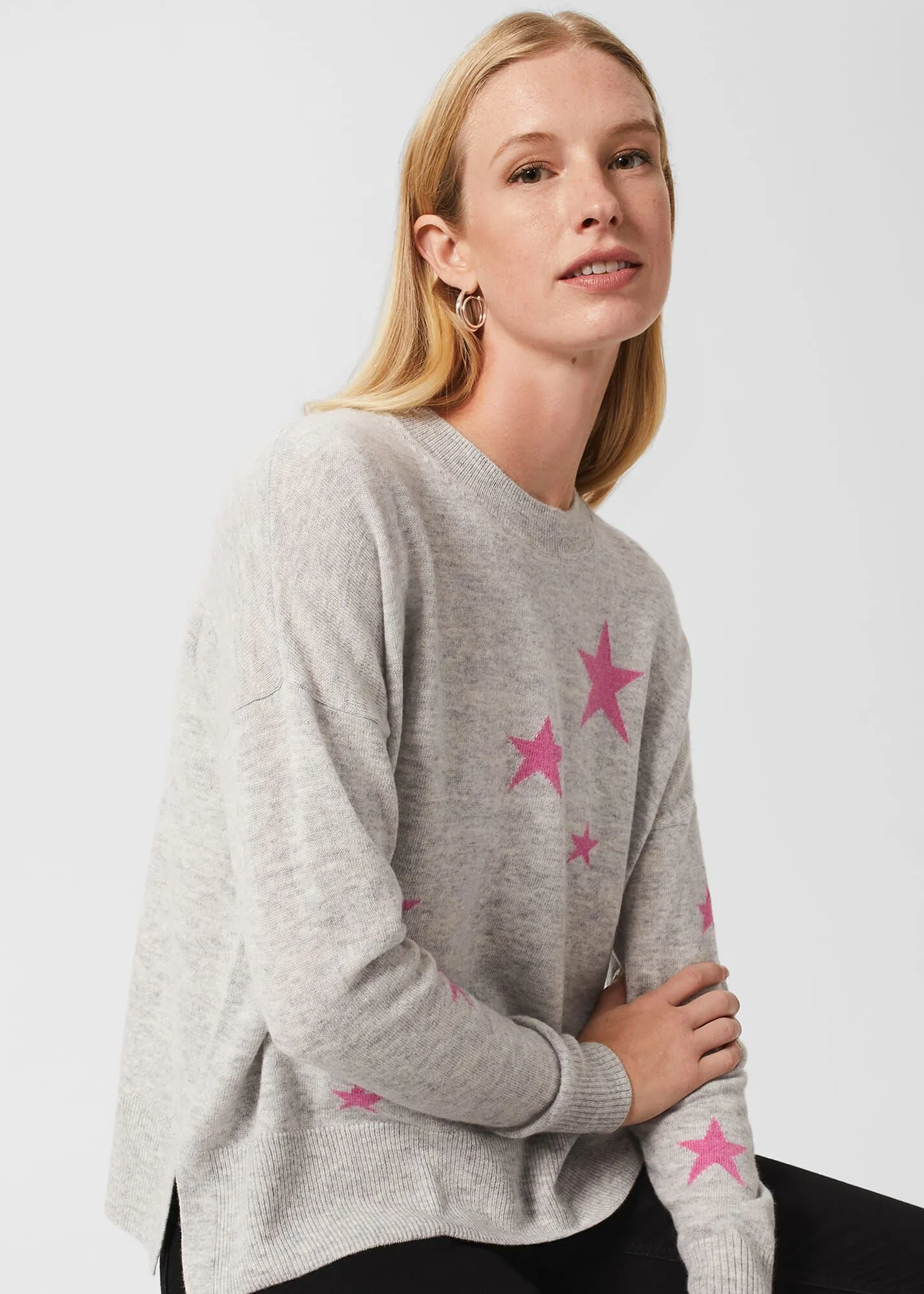 Simona Wool Cashmere Star Jumper 