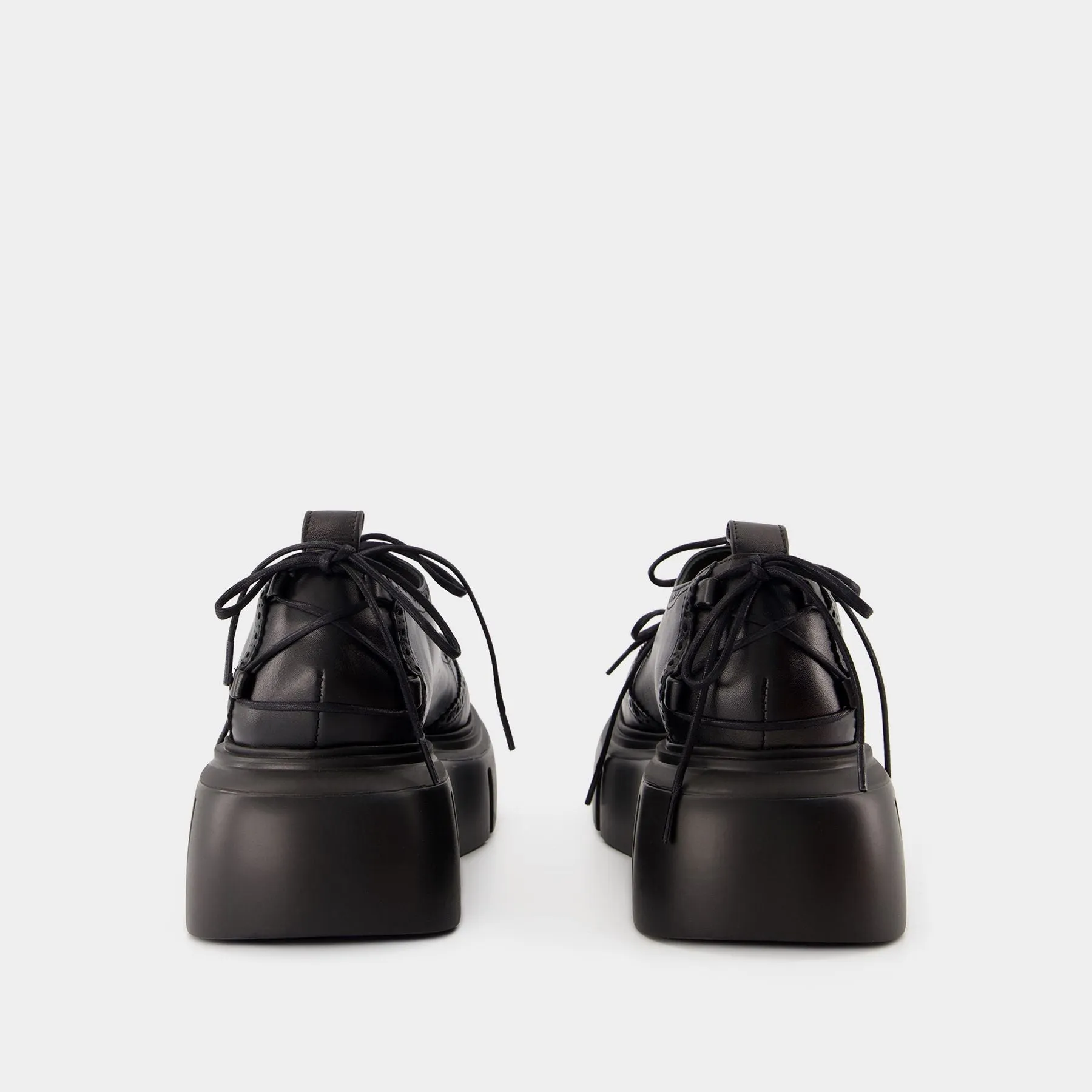 Simone Rocha  Ghillie Brogue Sneakers - Simone Rocha - Leather - Black