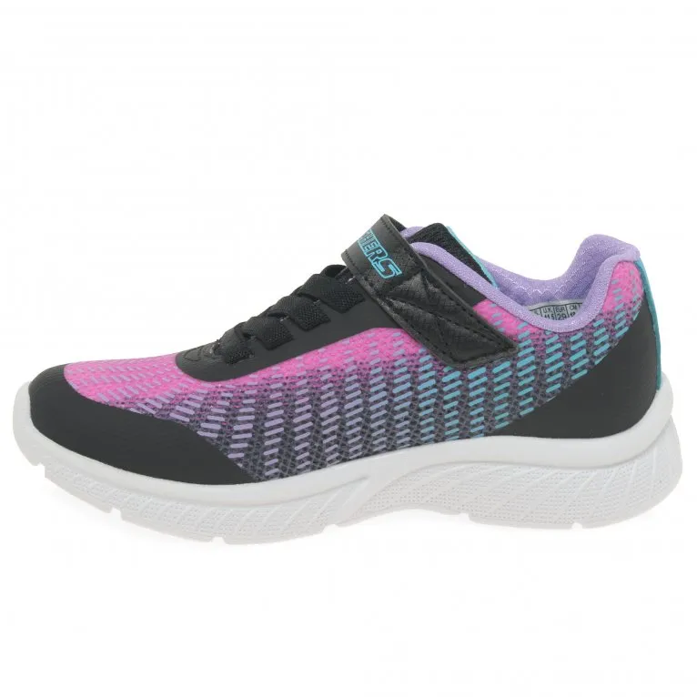 Skechers Microspec Disco Dreaming Girls Trainers