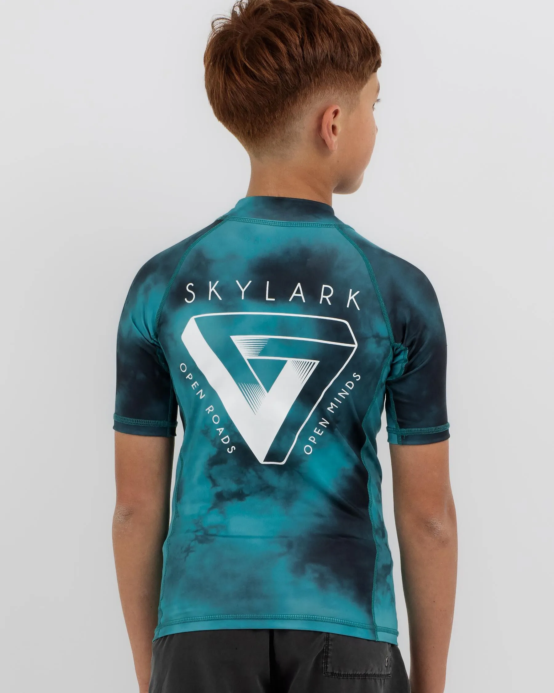 Skylark Boys' Emerged Short Sleeve Rash Vest