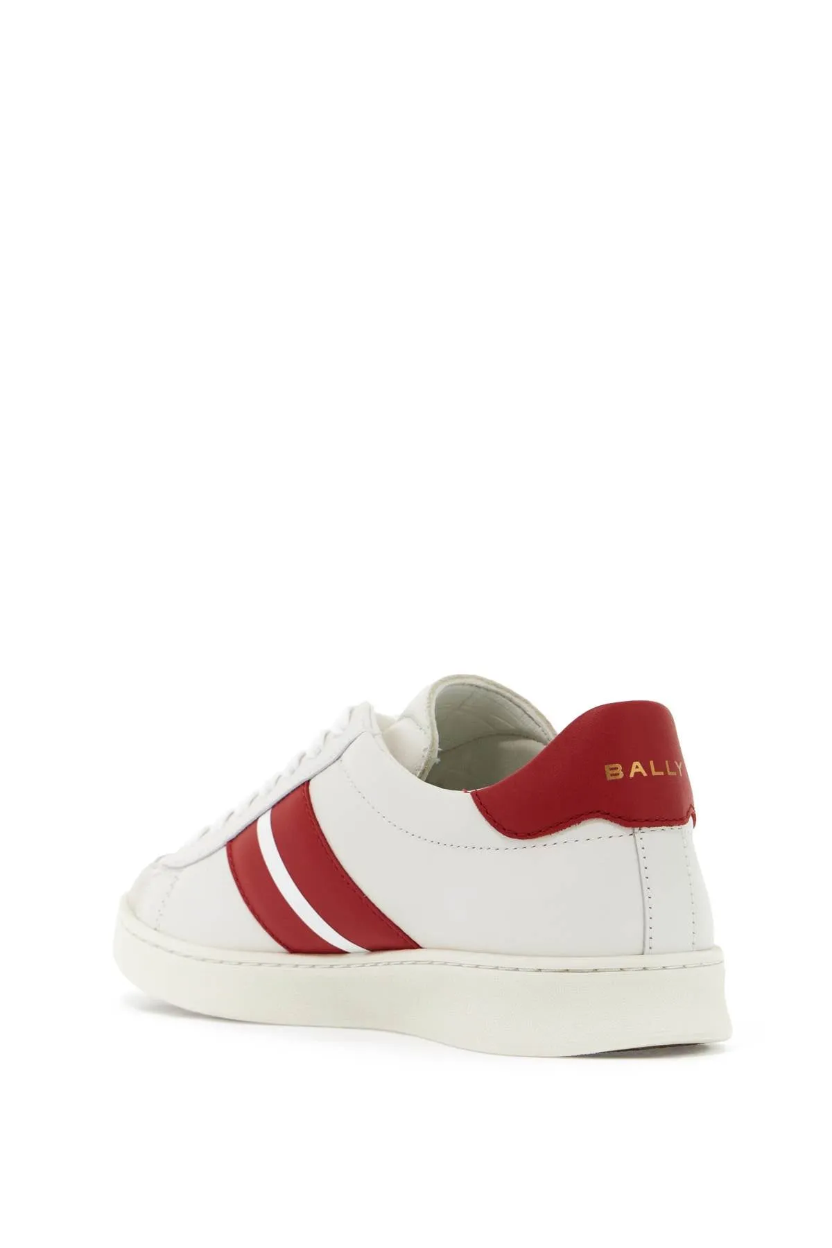 smooth leather thiago sneakers in WK00B0 VT031 WHITE/CANDY RED