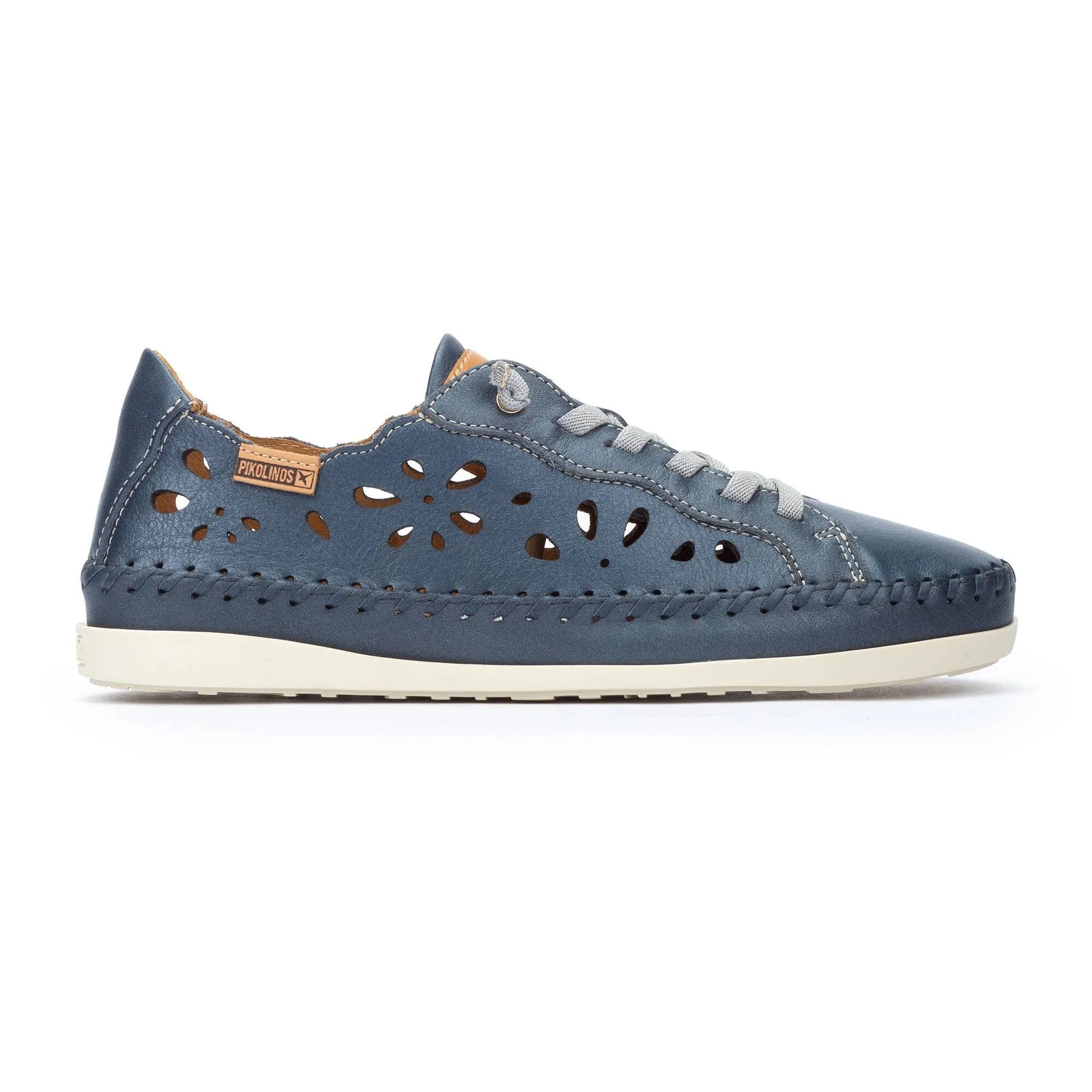 SOLLER Women’s punched leather sneakers