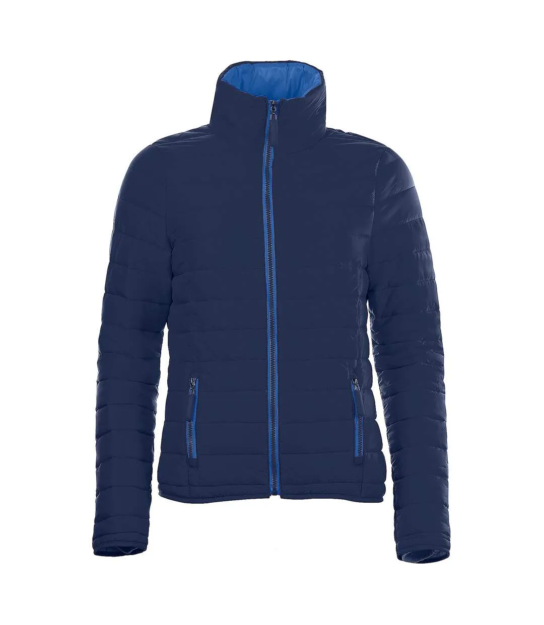 SOLS Womens/Ladies Ride Padded Water Repellent Jacket (Navy) - UTPC2155