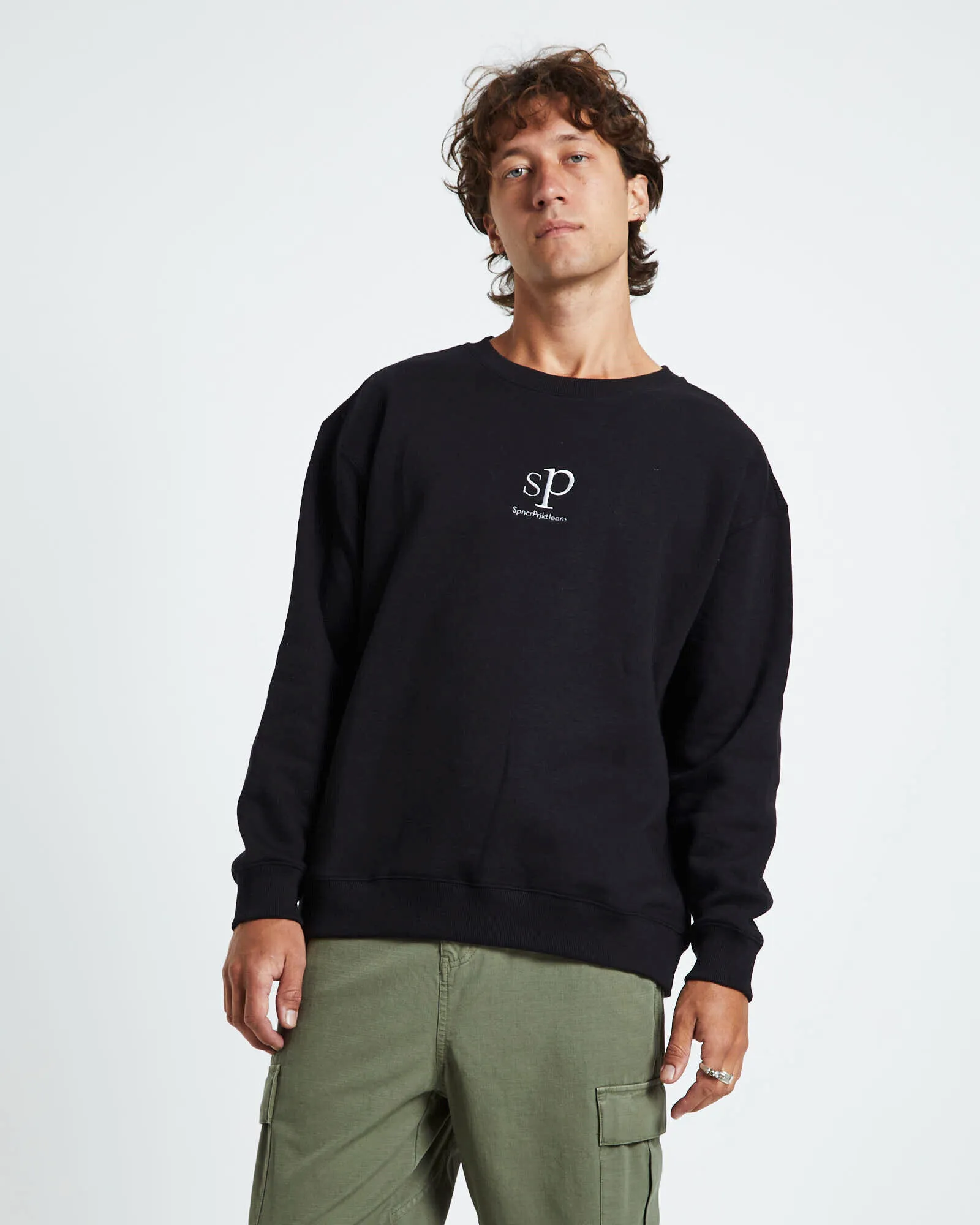 Spencer Project SPJ Crew Jumper Black