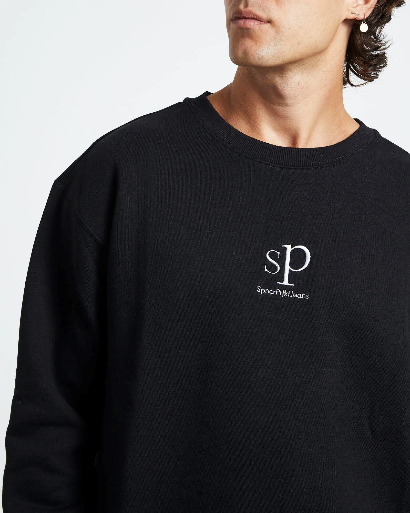 Spencer Project SPJ Crew Jumper Black