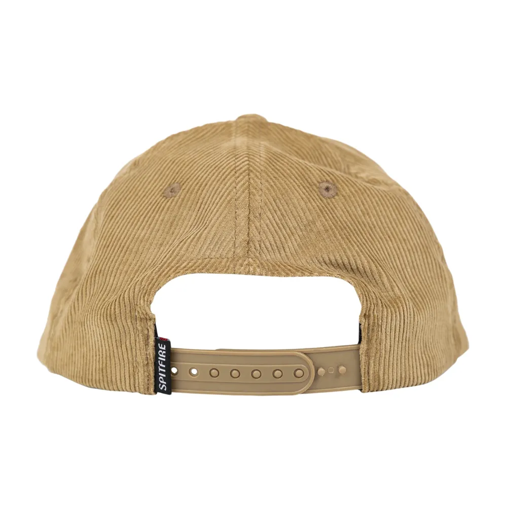 Spitfire Old E Arch Snapback Hat Khaki