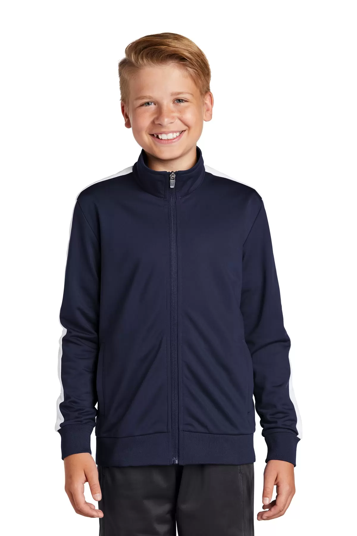 Sport Tek YST94 Sport-Tek    Youth Tricot Track Jacket SKU: YST94