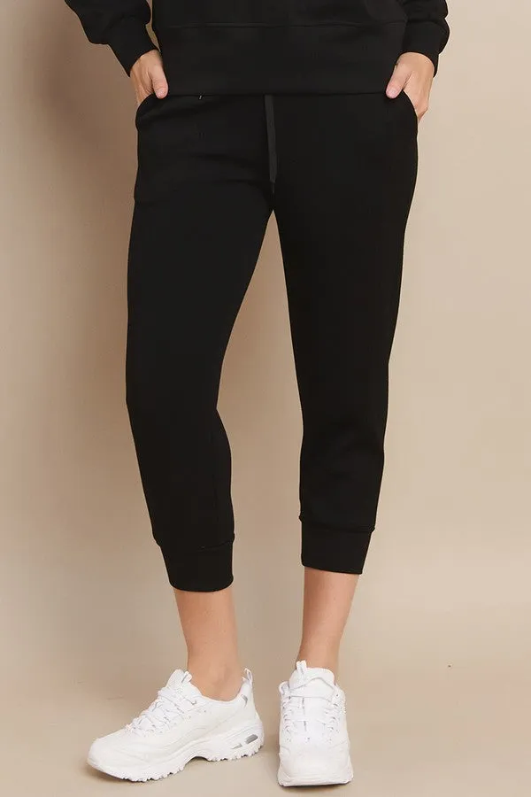 Sporty Cropped Joggers