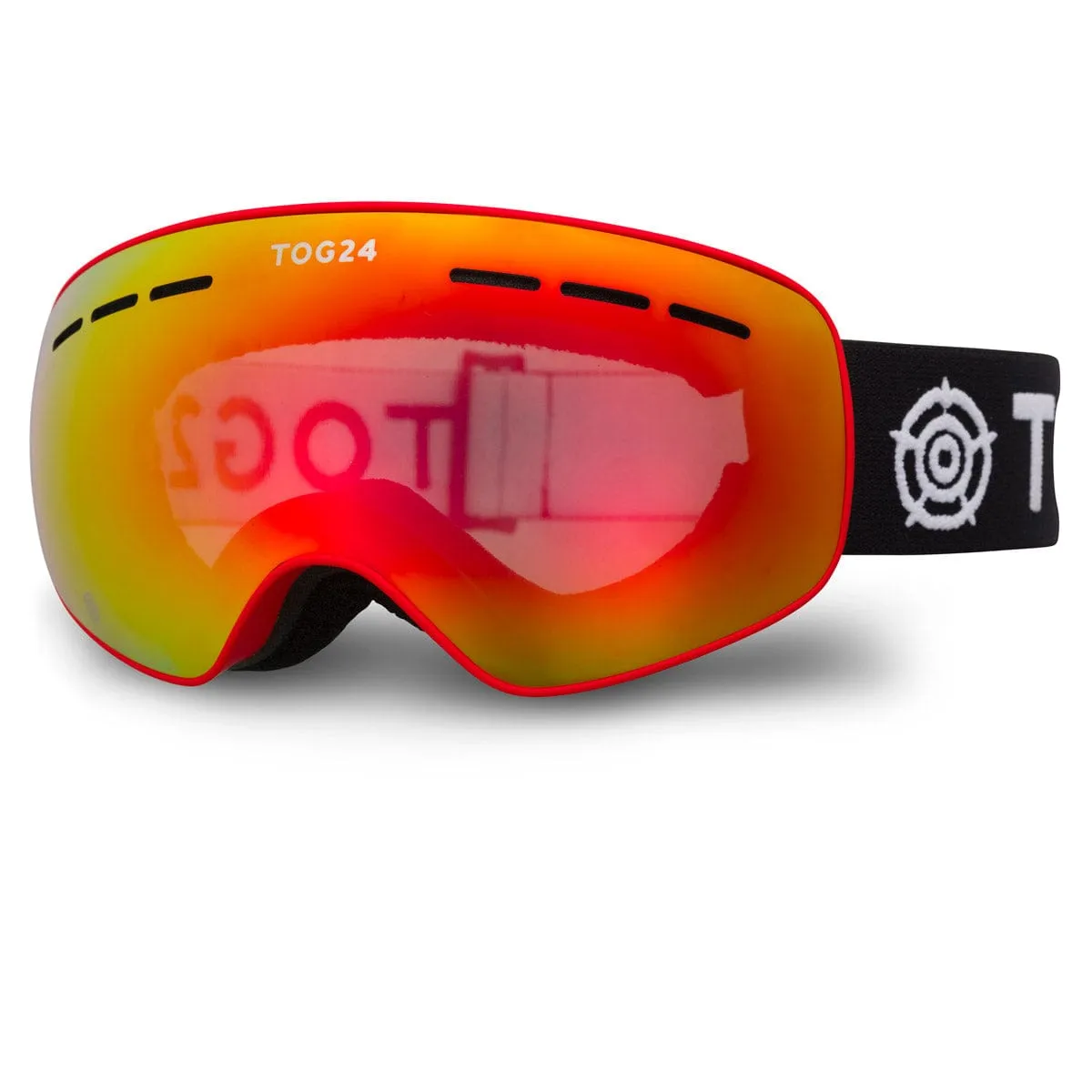 St Moritz Cat 2 Lens Goggles - Matt Red