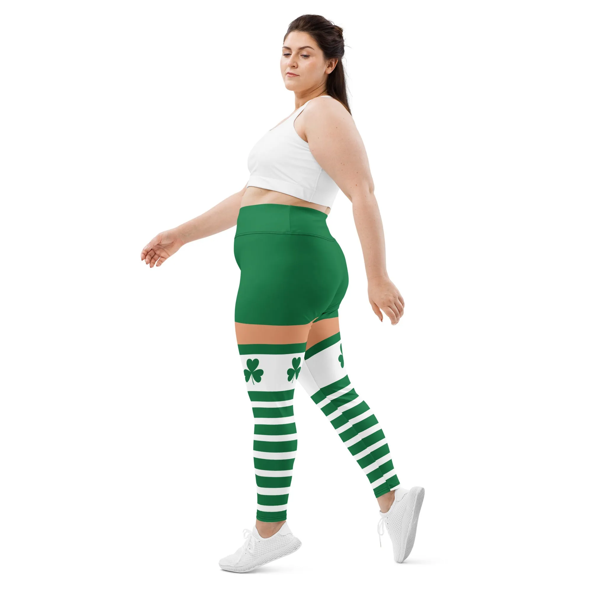 St. Patrick's Day Stockings Plus Size Leggings