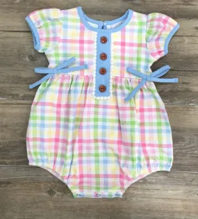 Swoon Baby Bubble Romper - 2213 Watercolor Gingham Collection