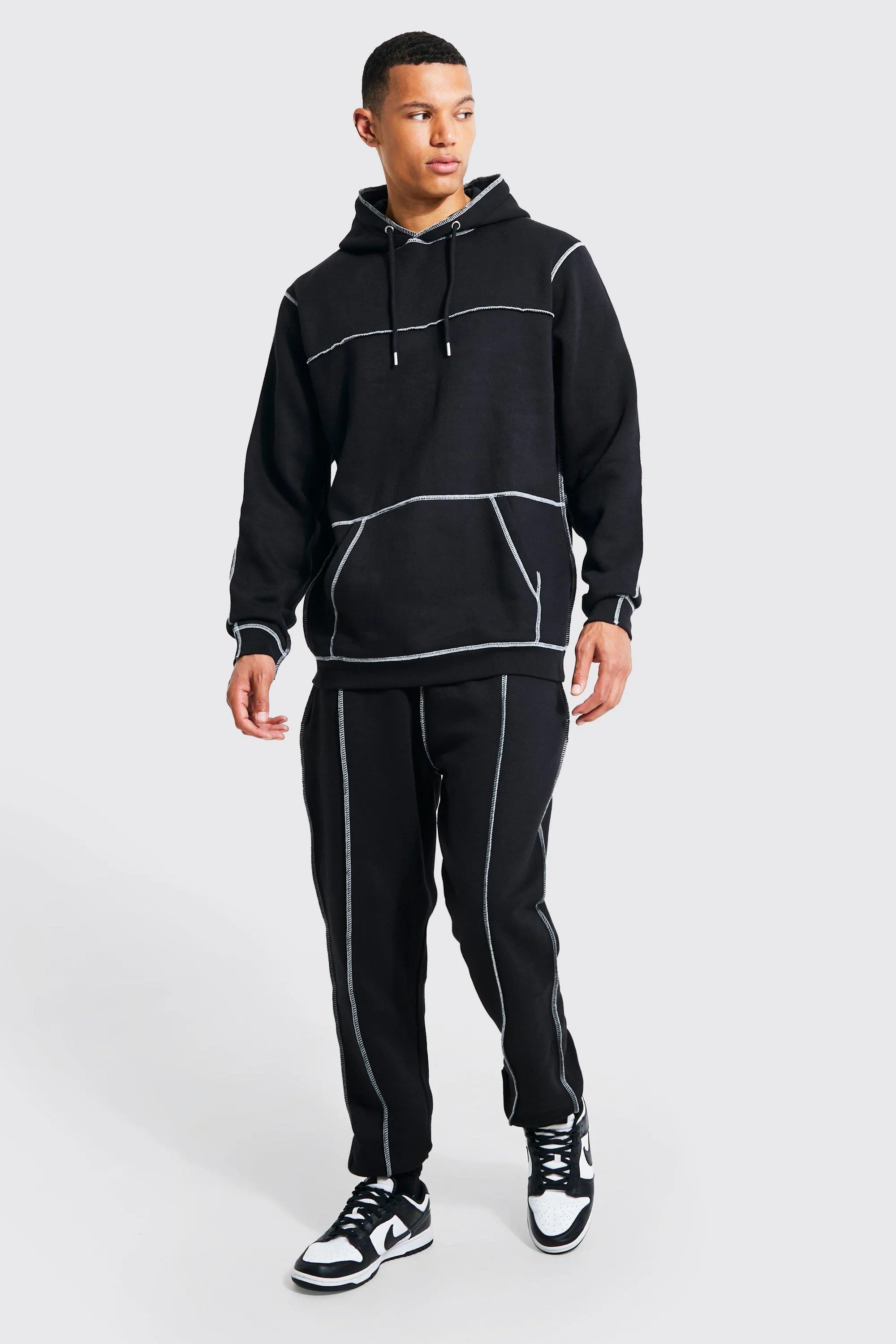 Tall Contrast Stitch Regular Fit Tracksuit