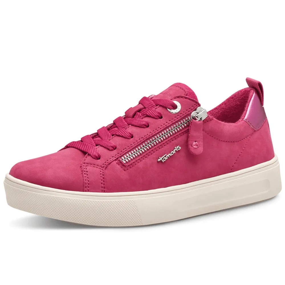 Tamaris Comfort 83707 Fuchsia Nubuck Trainers