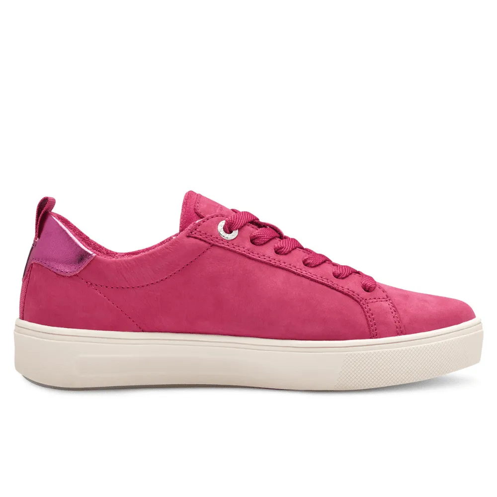 Tamaris Comfort 83707 Fuchsia Nubuck Trainers