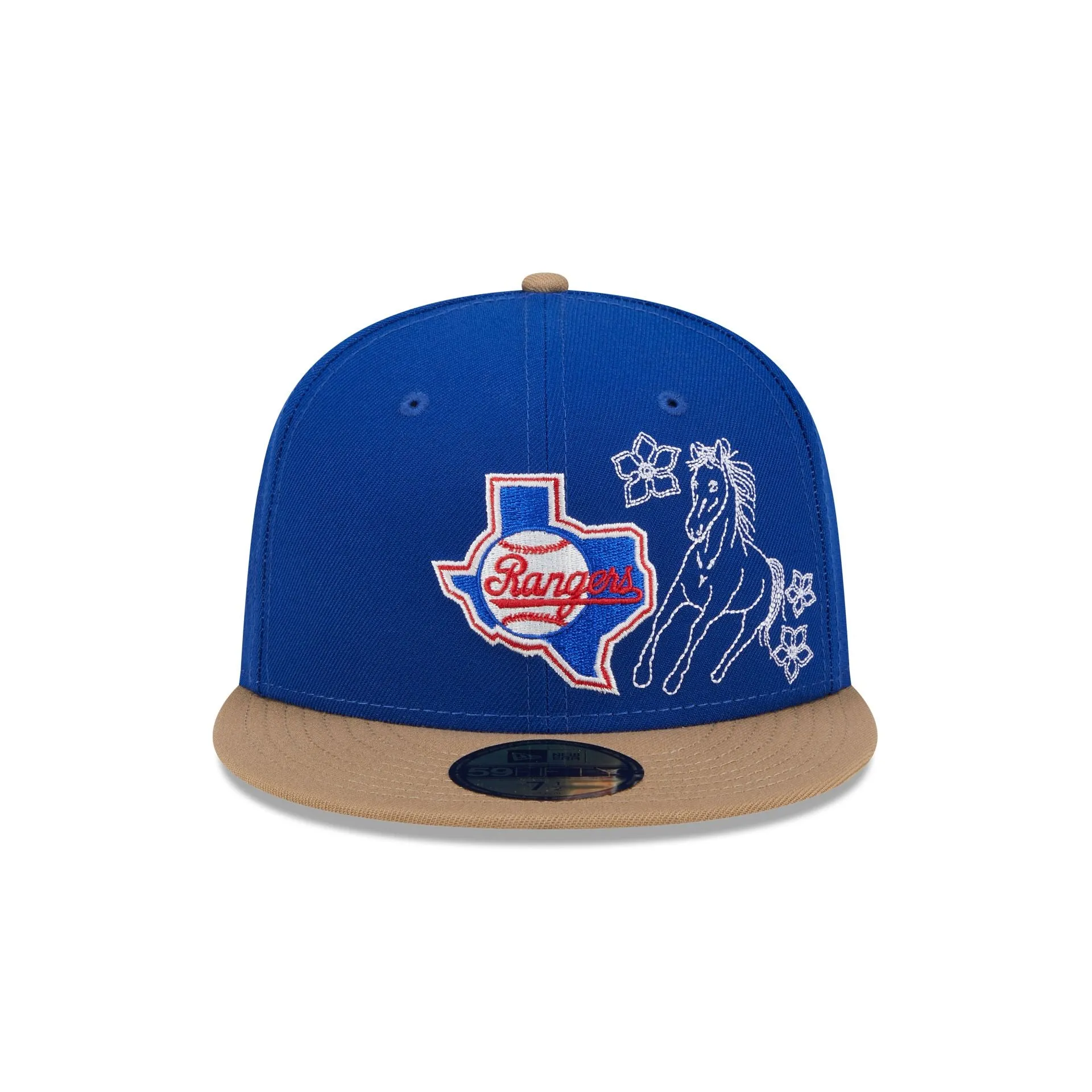 Texas Rangers Western Khaki 59FIFTY Fitted Hat