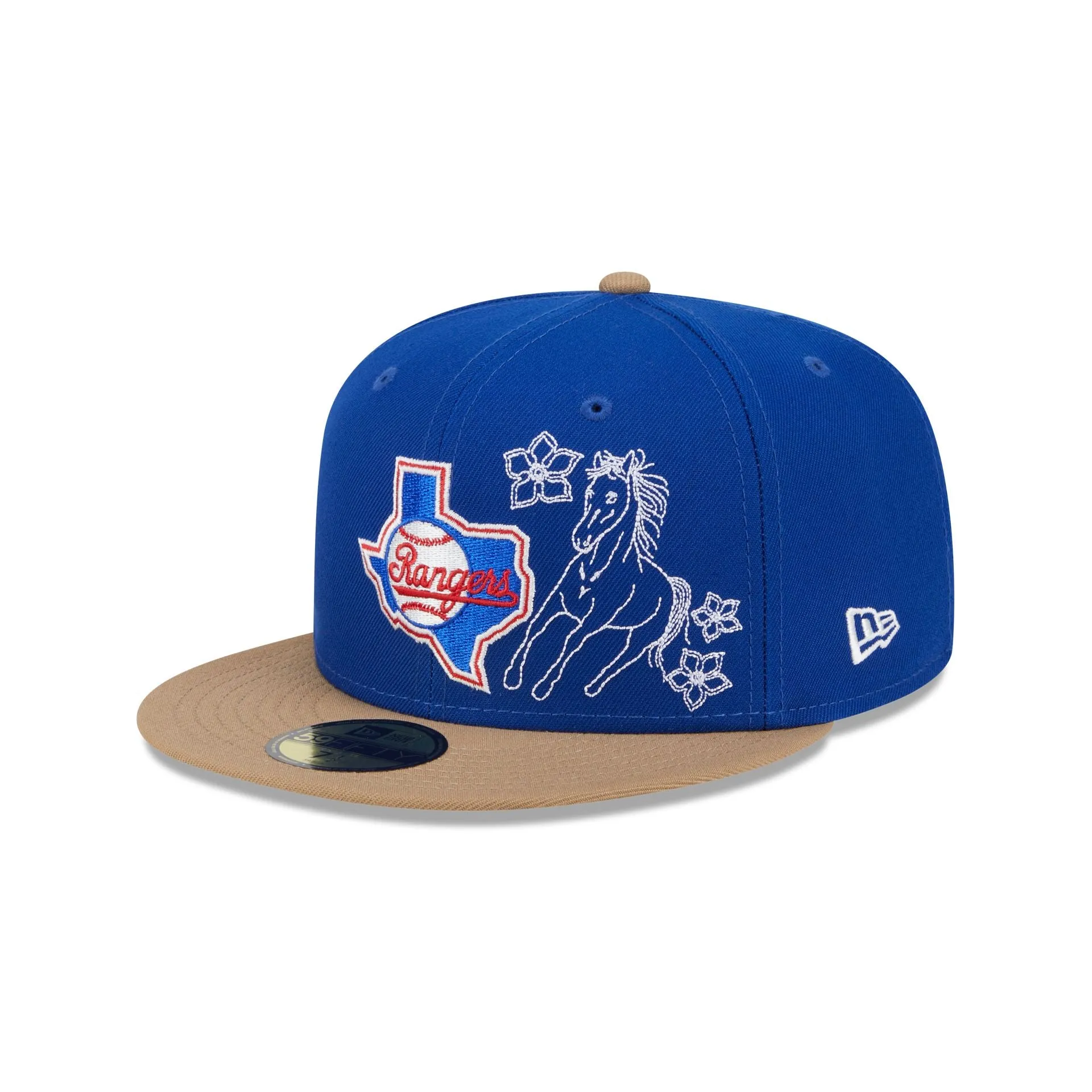 Texas Rangers Western Khaki 59FIFTY Fitted Hat