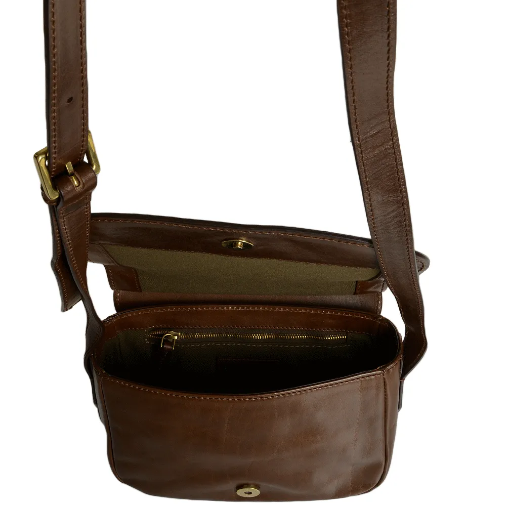 The Bridge Italian Mini Shoulder Bag  Brown  -  40906 01 14 NH