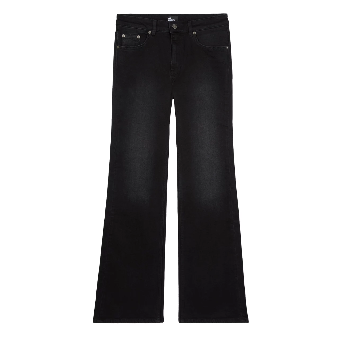 THE KOOPLES Mid-Rise Straight Leg Jeans - Black