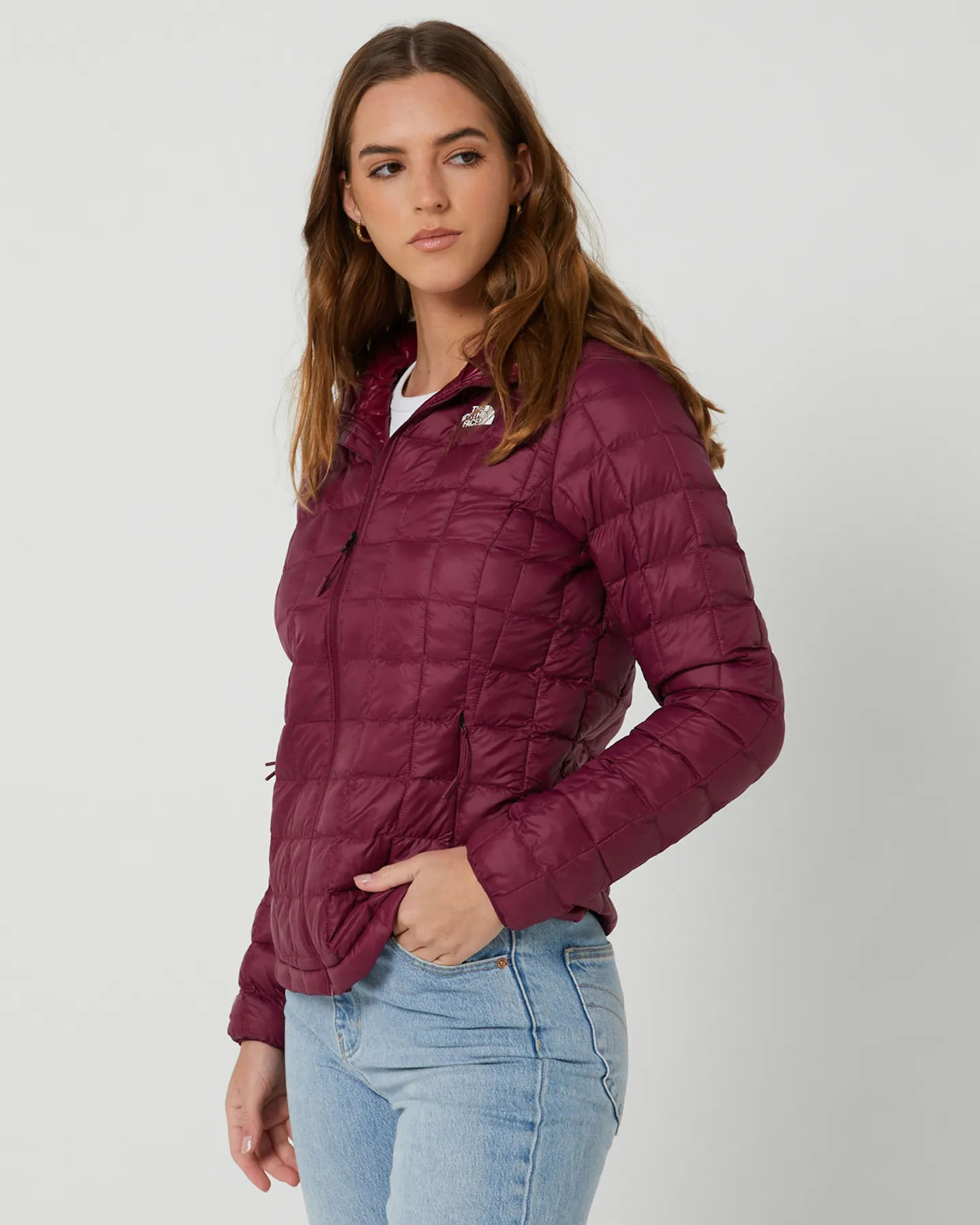 The North Face Womens Thermoball Eco Hoodie - Boysenberry | SurfStitch